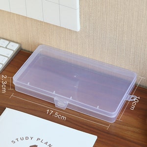 LARGE Loose Sticker Storage Box Planner Storage Clear Plastic Storage Box Die-Cut Sticker Storage Sticker Storage