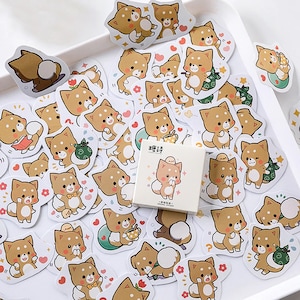 Premium Die-Cut Stickers Shiba Inu