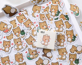 Premium Die-Cut Stickers Shiba Inu