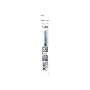 Pentel EnerGel Infree GRAY REFILL Penna Gel 0,4 mm / XLRN4TL Asciugatura Rapida Resistente alle Sbavature