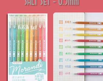 Languo Morandi レトロセット カラージェル 9本ペンセット 0.5mm