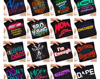 Paquete de imágenes PNG motivacionales, diseños de camisetas con frases inspiradoras, paquete de sublimación con tipografía moderna, descarga digital.