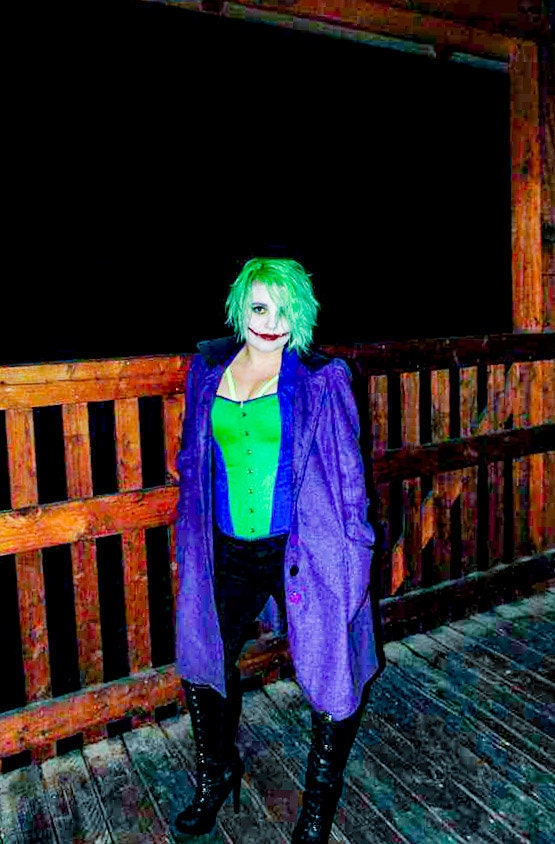 Purple the Joker Jacket Etsy