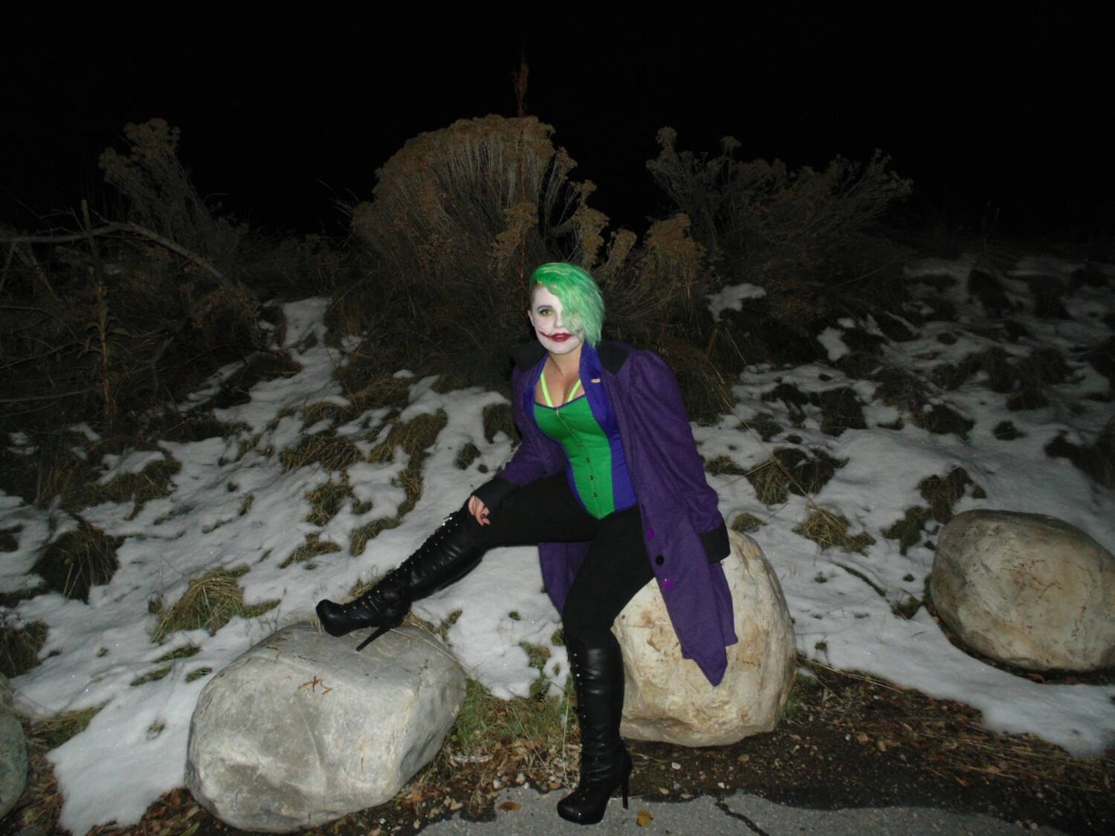 Purple the Joker Jacket Etsy