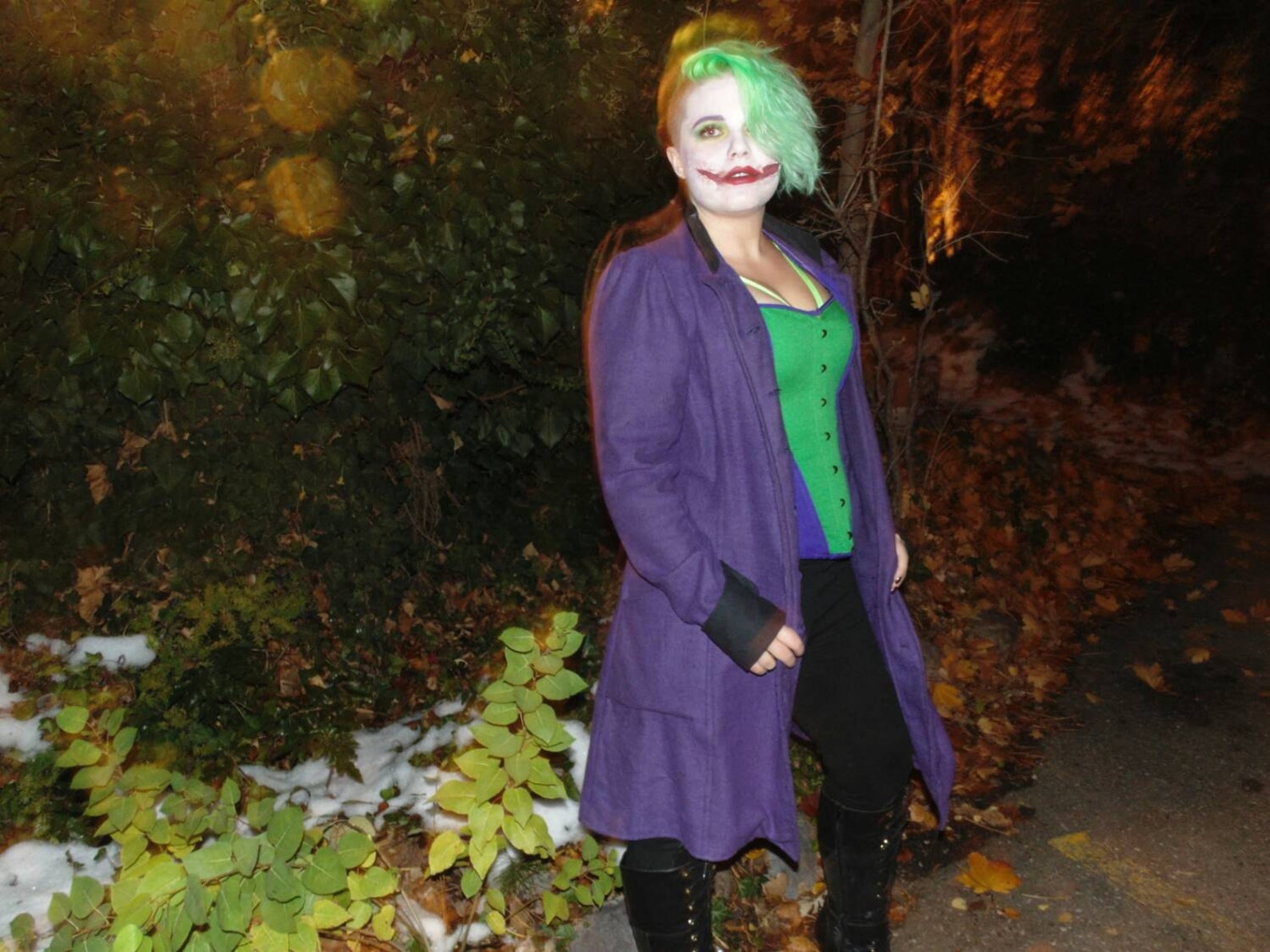 Purple the Joker Jacket Etsy