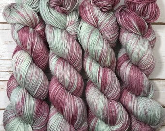 Merino/Tencel (Lyocell), merino60/tencel40 4-ply, 100g/3,5oz, handdyed