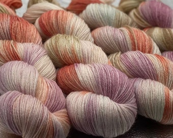 FINA, Merino/Tencel (Lyocell), merino60/tencel40 4-ply, 100g/3,5oz, handdyed