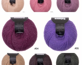 Merino/Tencel (Lyocell), merino60/tencel40 4-ply, 50g / 200m