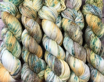 Merino/Tencel (Lyocell), merino60/tencel40 4-ply, 100g/3,5oz, handdyed