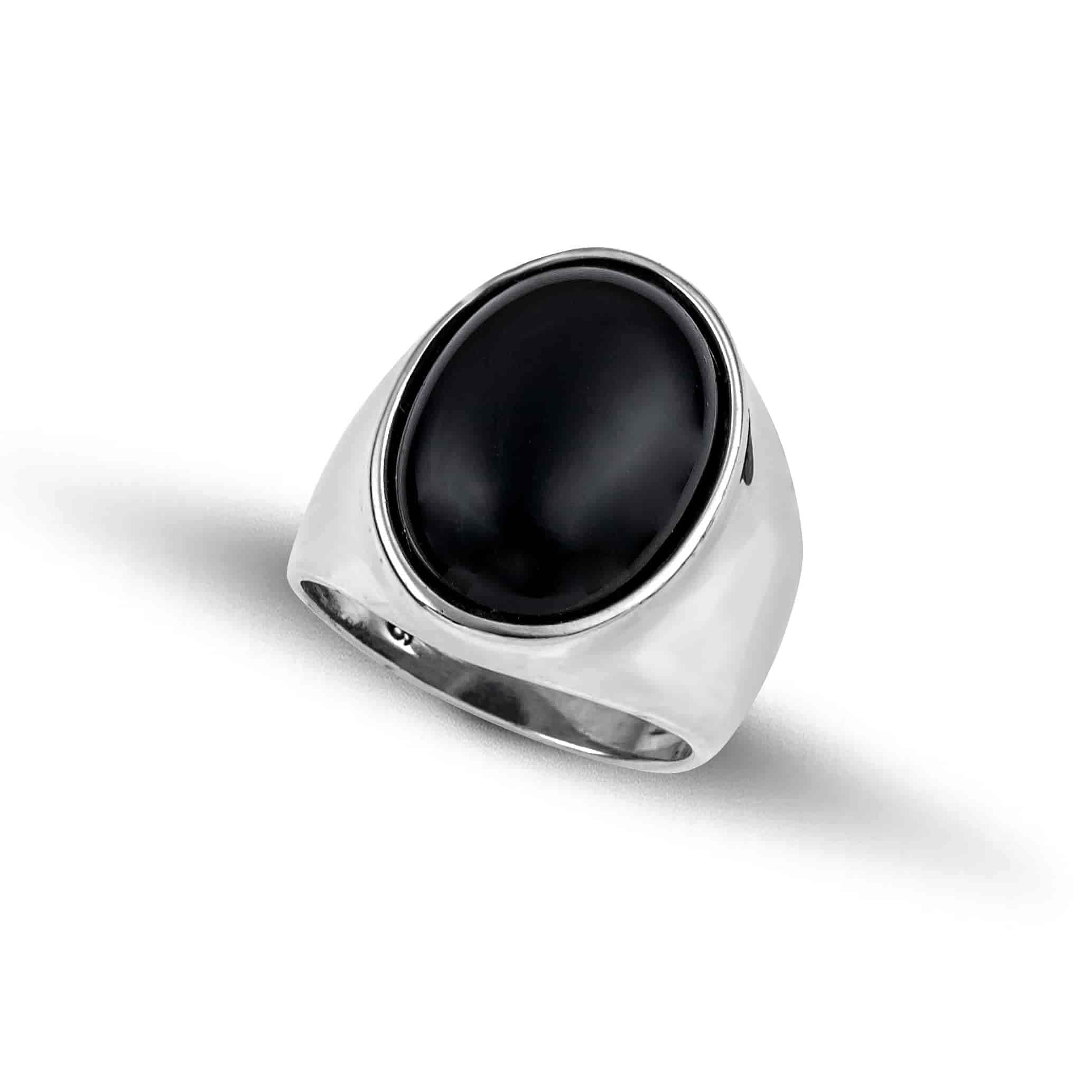 SILVER925 BIG ONYX STONE RING/シルバー/リング SILVER925 BIG ONYX STONE RING/シルバー/リング