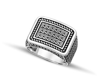 Bague homme en argent 925