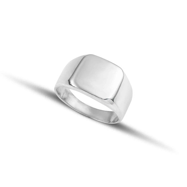 Bague petit doigt en argent massif 925 pour homme