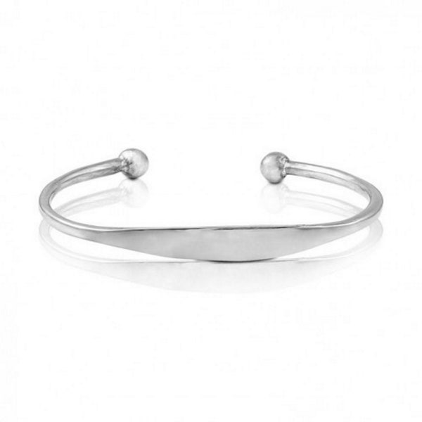 Bracelet jonc en argent massif 925 pour homme