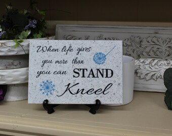 Corian Tile: When life gives you more than you can STAND, Kneel