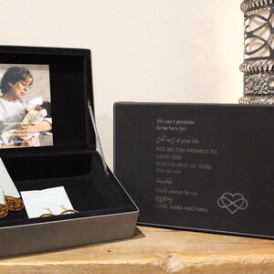 Laserable Leatherette Memory Box