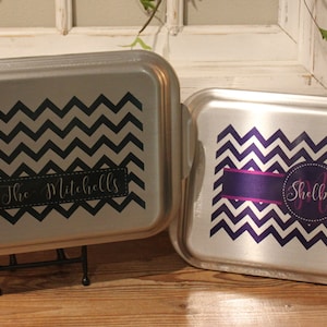Dessert Cake Pan, 9x13 Monogram