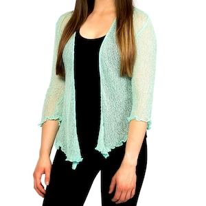 Boho Lace Sweater, Sheer Shirt, Knit Sweater, Hand Knit, Sheer Mesh Top, Bridal Sweater, Gift Women, Gift Mom, Summer Sweater, Cover Arms