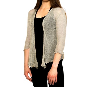 Light Loose Sweater, See Through Coverup, Knit Women&#39;s Cardigan, Sheer Knit Sweater, Gift Women, Gift Mom, Wedding Cardigan, Wholesale