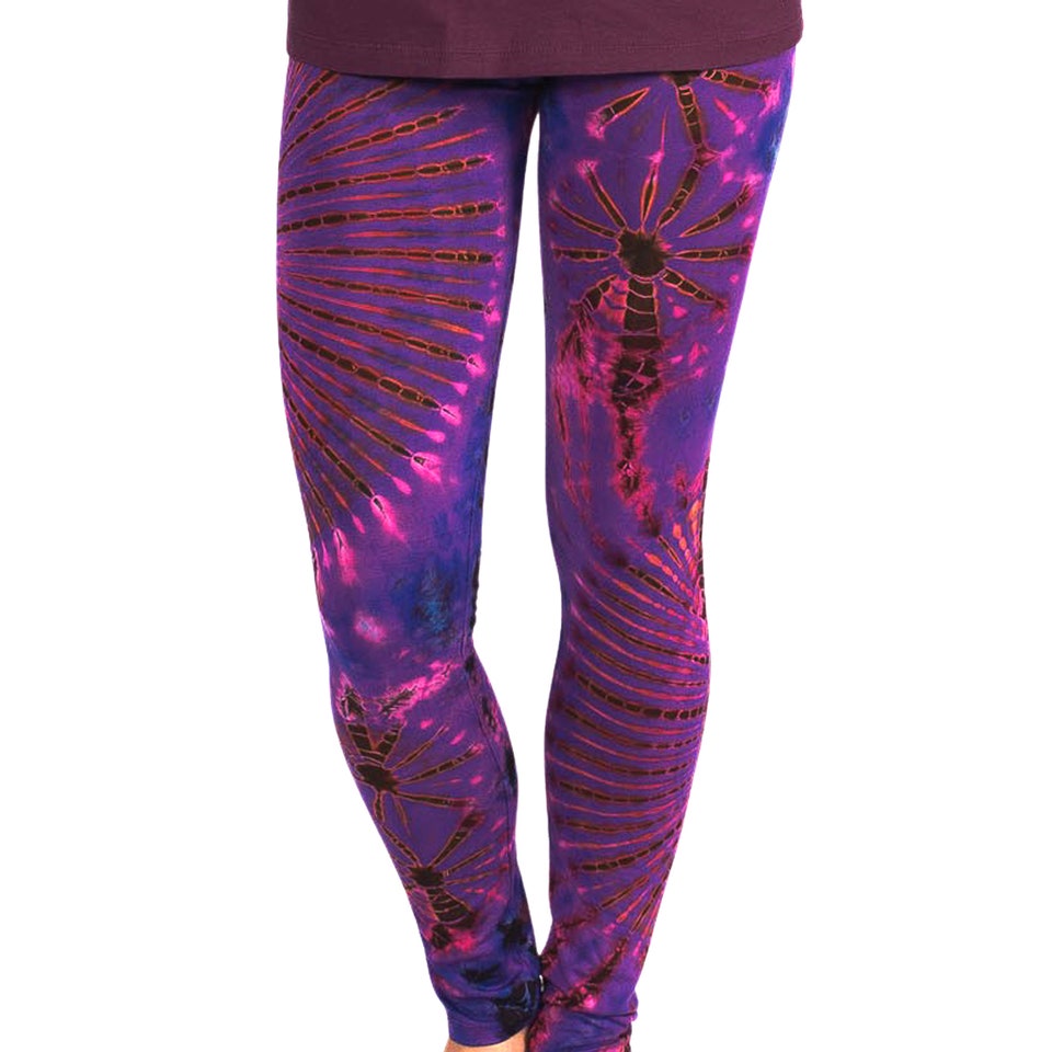 Swirl Rainbow Tie Dye Men's Leggings main image 1