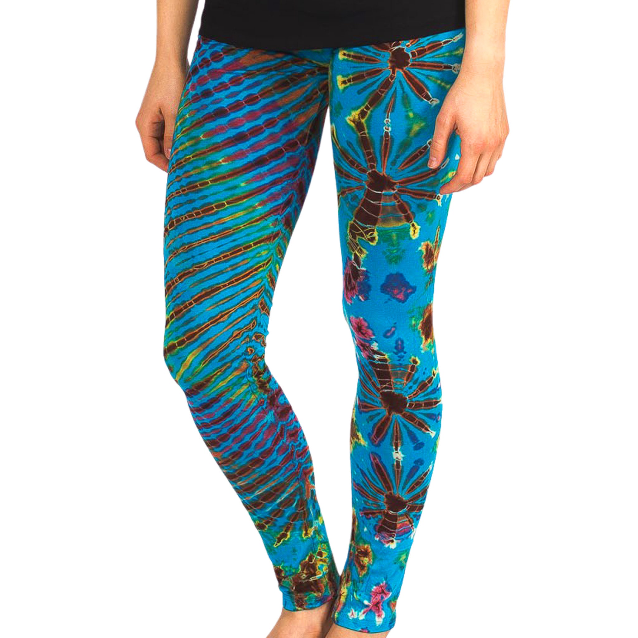 turquoise yoga leggings