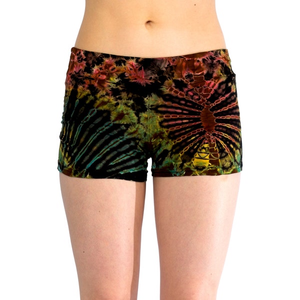 YanYan Cotton Bao Stripe Booty Short in Black/White main image 0