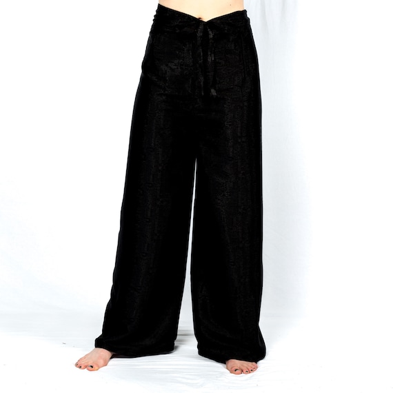 Thai Silk Wraparound Pants, Loungewear Pants, Silk Trousers Thai Silk Wraparound Pants, Loungewear Pants, Silk Trousers