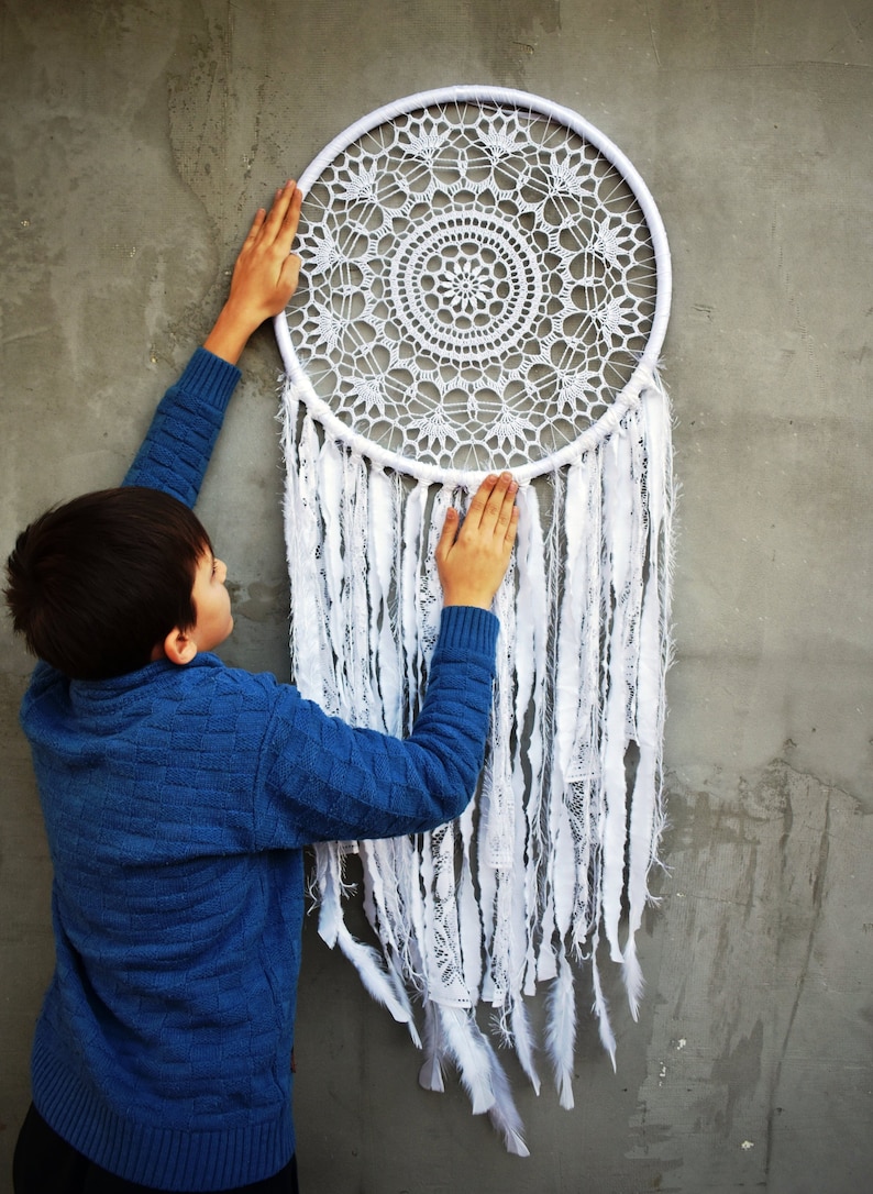 LARGE DREAM CATCHER Wall Hanging Large Dreamcatcher Native Etsy