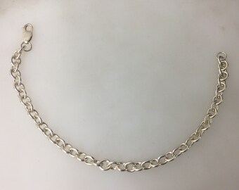 Silver Chunky Belcher Bracelet - Classic Style