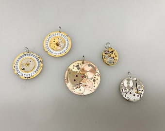 Vintage Watch Movement Pendants