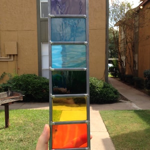 Chakra Stained glass hanging