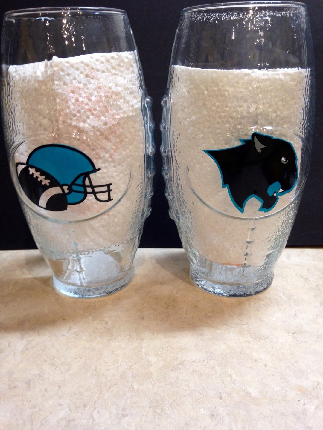 Football Beer Glasses Personalized Beer Glasses Beer Gift Etsy New