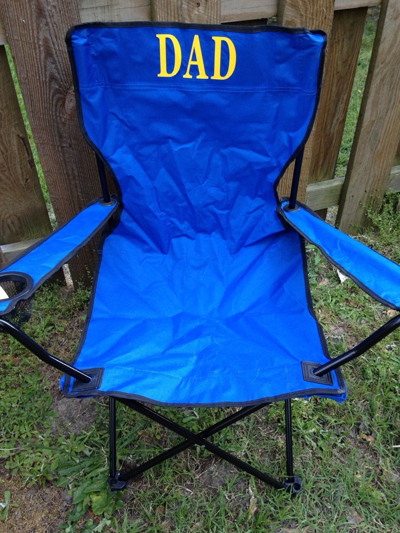 Personalized Chair Birthday Gift Football Chair Event Chair Beach Chair Baseball Soccer Father S Day Kick Off Day