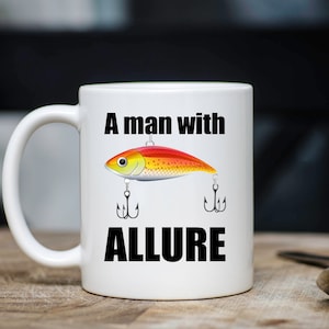Funny Fishing mug - Arm in a cast - fly fishing gifts for men - Fisherman  joke