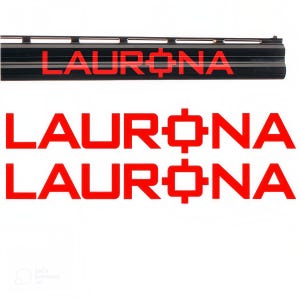 2x Laurona Vinyl Decal Sticker for Shotgun Gun Case Gun Safe Car Window Tablet PC Wall iPhone Laptop Notebook iPad Macbook etc.