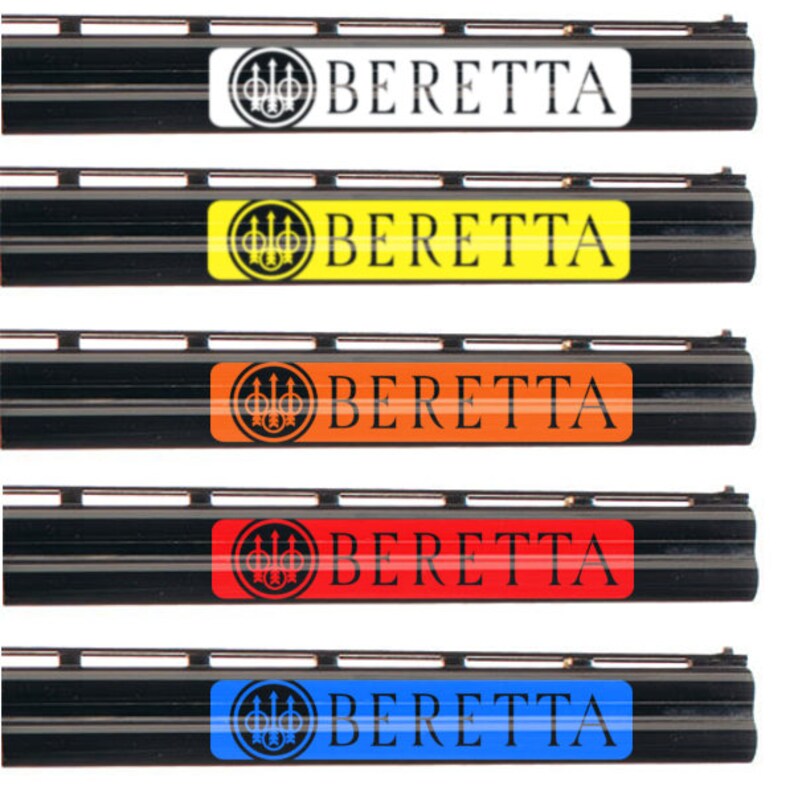2x Beretta Vinyl Decal Sticker for Shotgun Gun Case Gun Safe Etsy