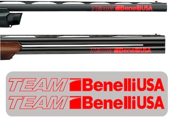 Pack De 2 Autocollants BENELLI 3M – Décoratifs, Résistants, Fabriqués Aux États-Unis – Pour Véhicule, Arme, Chasse