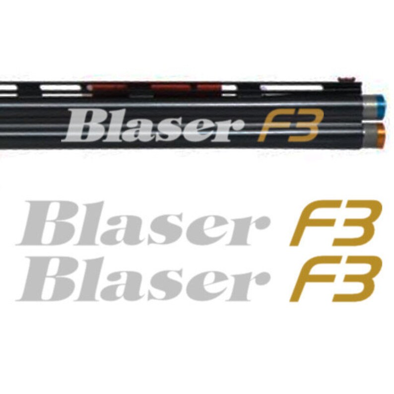 2x Blaser F3 Vinyl Decal Sticker for Shotgun Gun Case Gun Safe Car Window Tablet PC Wall iPhone