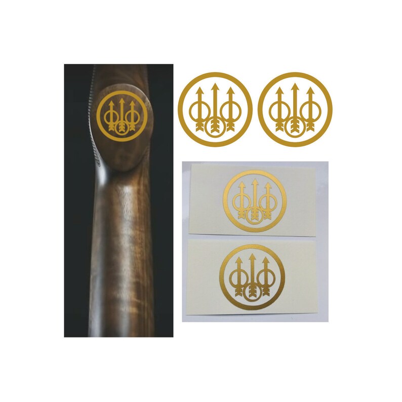 2x BERETTA Vinyl Decal Sticker for Shotgun Stock Etsy