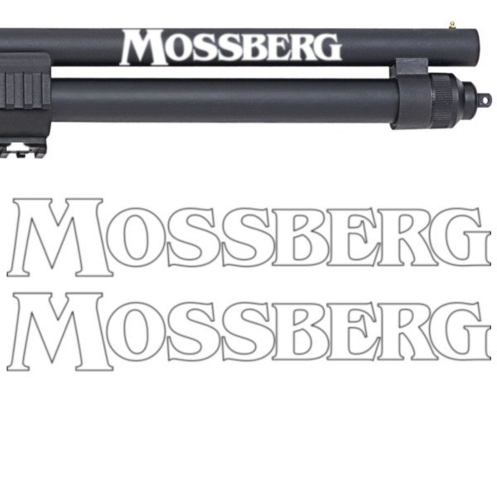 2x Mossberg Vinyl Decal Sticker for Shotgun Gun Case Gun Safe Etsy