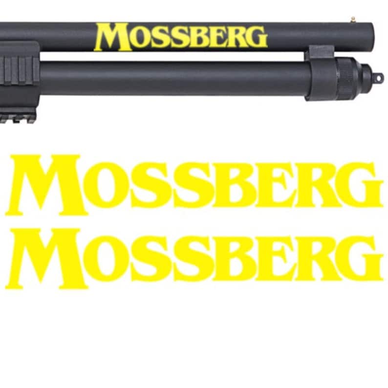 2x Mossberg Vinyl Decal Sticker for Shotgun Gun Case Gun Safe Car Window Tablet PC Wall iPhone Laptop Notebook iPad MacBook etc. image 3