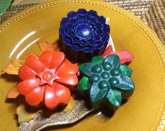 Flower Crayon - XXL Flower - Girly Crayons - Girl Gift - Flower Party - Party Favor - Girly Gift - Girly Girl - Recycle Crayons