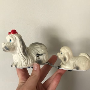 Vintage Alps wind up puppy toy