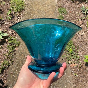 Blenko Glass Vase - Etsy