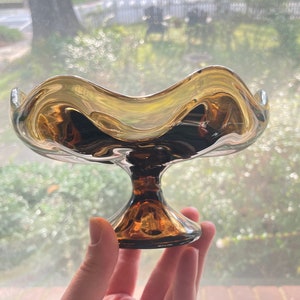 Mid Century Viking Swing glass compote