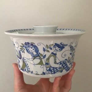Mid century Turi Figgjo Flint Lotte Lidded Casserole dish