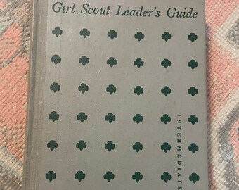 Girl Scouts of America-1955 Girl Scout Leader Guide book