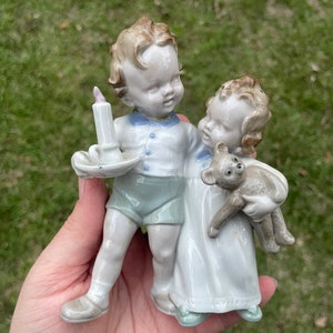 Wallendorf Porcelain ドイツ製 男女 子供 フィギュリン ジッツェンドルファ シッツェンドルフ フィギュリン人形 ジッ