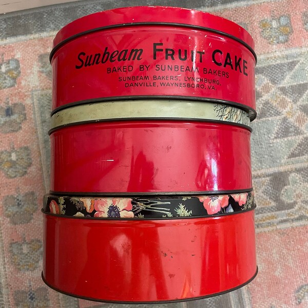 Fruit Cake Tin Etsy