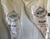 Vintage flour sack Dillard House ham bags- Dillard, Georgia