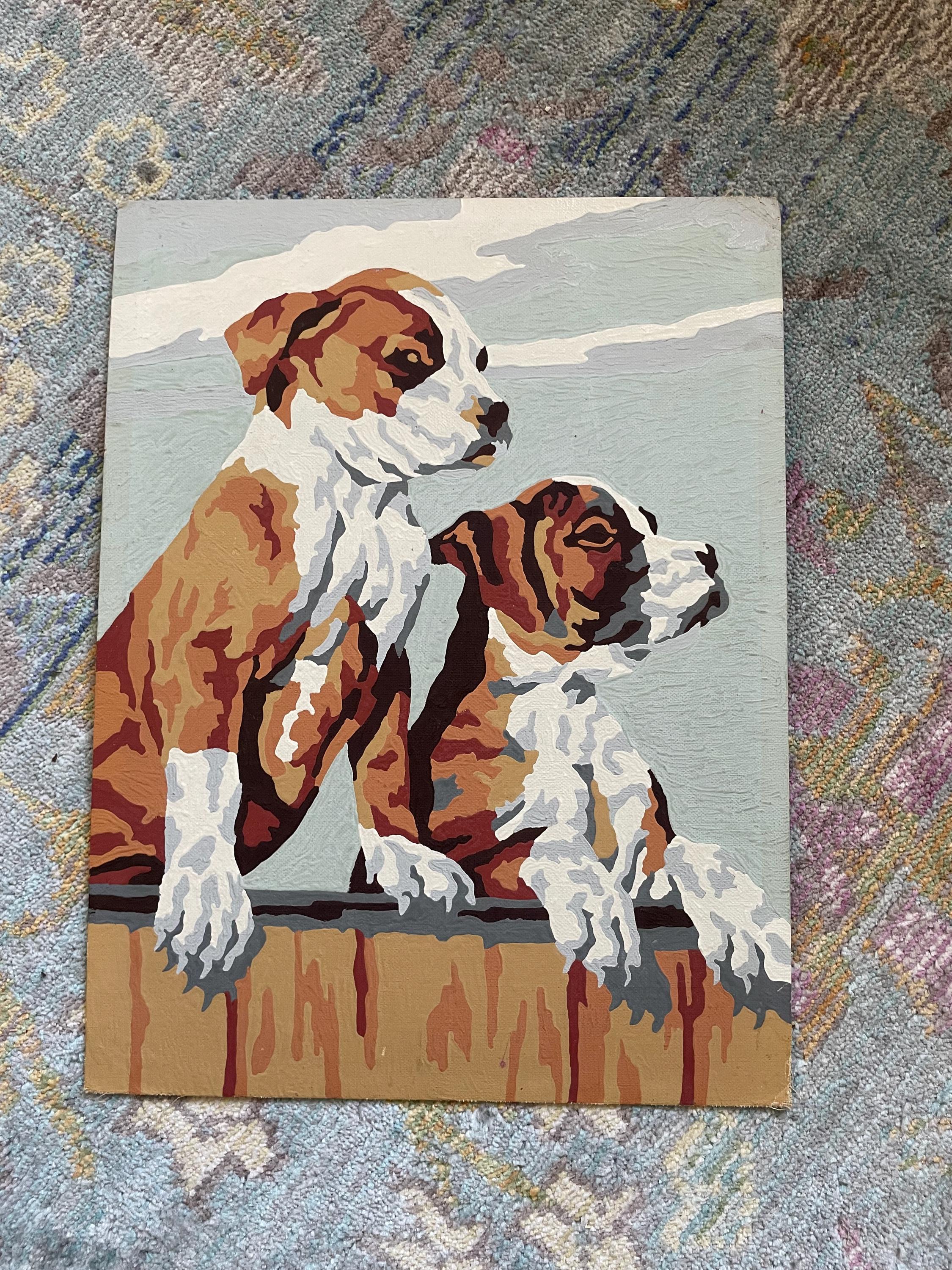 Paint by Number Boxer - Etsy